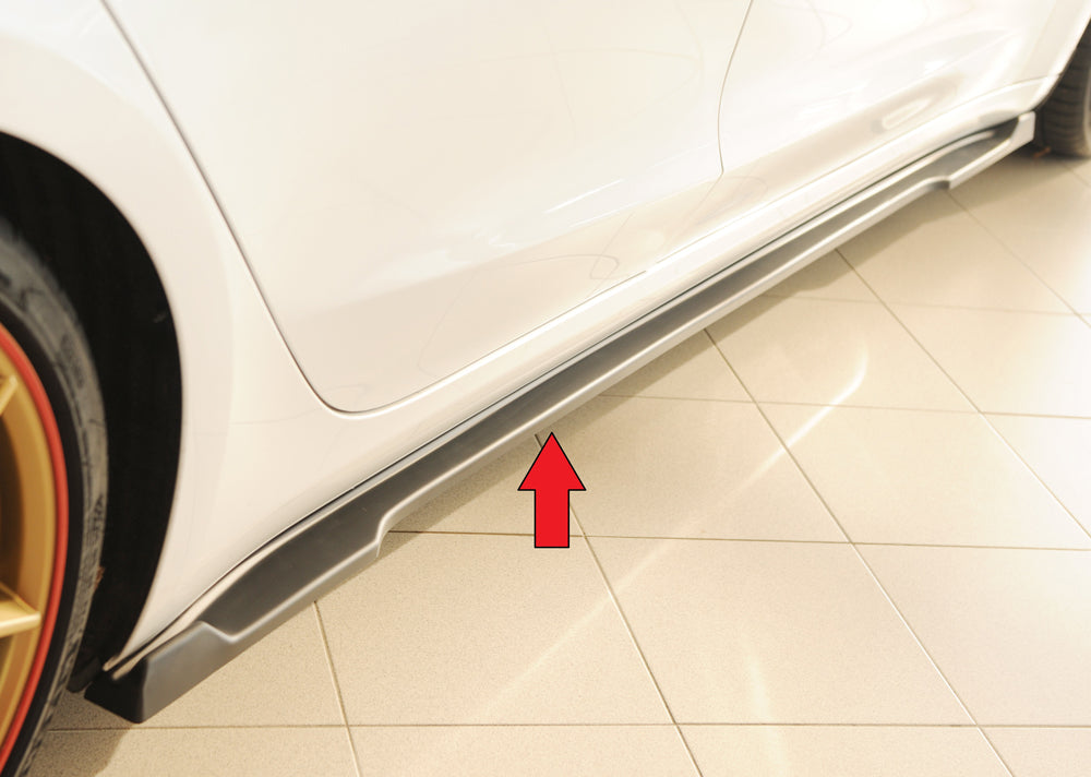 Tesla Model 3  (003) Rieger Seitenschwelleransatz rechts, für orig. Seitenschweller, ABS, 
inkl. Montagezubehör, Gutachten