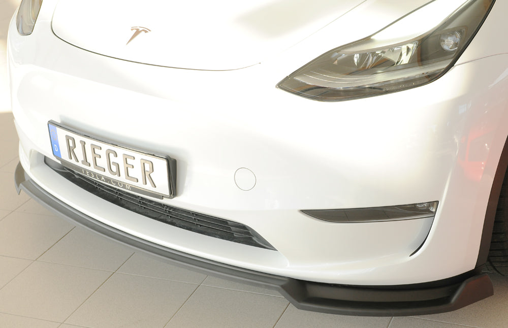 Tesla Model Y  (003) Rieger Spoilerschwert für orig. Frontschürze, ABS, 
inkl. Montagezubehör, ABE