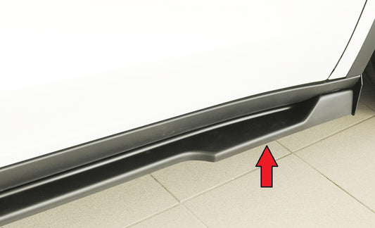 Tesla Model Y  (003) Rieger Seitenschwelleransatz rechts, für orig. Seitenschweller, ABS, 
inkl. Montagezubehör, Gutachten