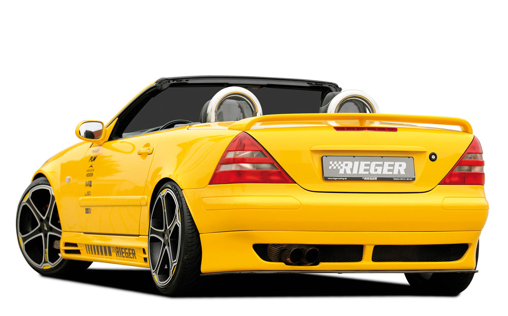 Mercedes SLK (R170) Rieger Heckansatz    ABS, 
inkl. Gutachten, Montagezubehör