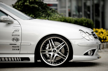 Mercedes CLK (W209) Rieger Spoileransatz  ABS, 
inkl. Montagezubehör, Alugitter, ABE