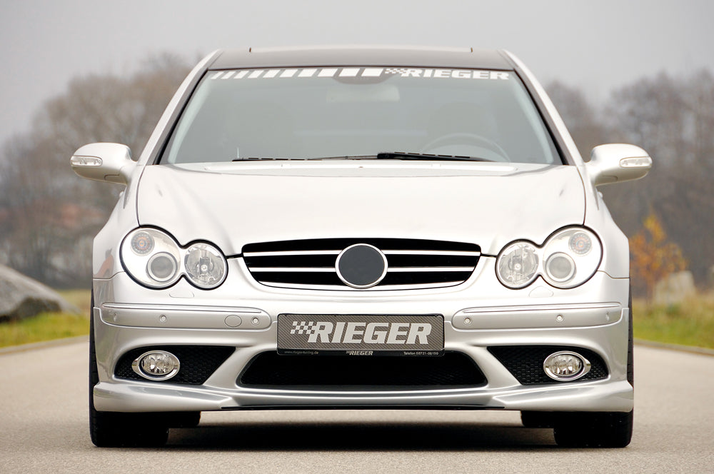 Mercedes CLK (W209) Rieger Spoileransatz  ABS, 
inkl. Montagezubehör, Alugitter, ABE