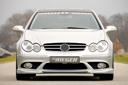 Mercedes CLK (W209) Rieger Spoileransatz  ABS, 
inkl. Montagezubehör, Alugitter, ABE