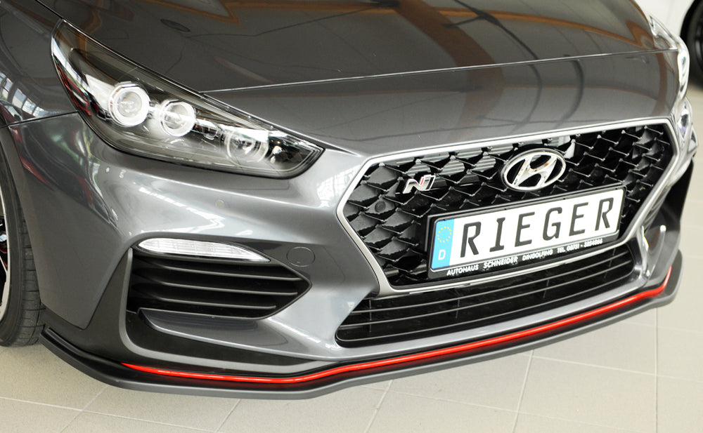 Hyundai i30 N  (PDE) Rieger Spoilerschwert für orig. N-Frontschürze für orig. Frontschürze, ABS, 
inkl. Montagezubehör, ABE