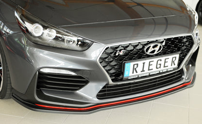 Hyundai i30 N  (PDE) Rieger Spoilerschwert für orig. N-Frontschürze für orig. Frontschürze, ABS, 
inkl. Montagezubehör, ABE