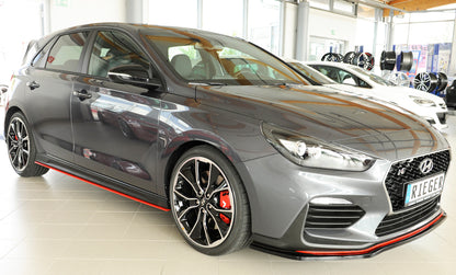 Hyundai i30 N  (PDE) Rieger Spoilerschwert für orig. N-Frontschürze für orig. Frontschürze, ABS, 
inkl. Montagezubehör, ABE