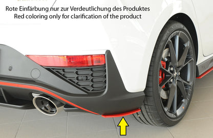 Hyundai i30 N  (PDE) Rieger Heckschürzenansatz seitlich rechts rechts, für orig. Heckeinsatz, ABS, 
inkl. Montagezubehör, ...
