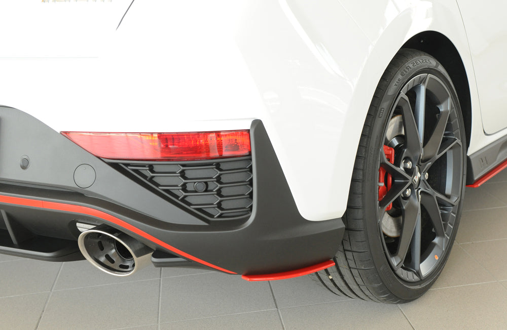 Hyundai i30 N  (PDE) Rieger Heckschürzenansatz seitlich rechts rechts, für orig. Heckeinsatz, ABS, 
inkl. Montagezubehör, ...
