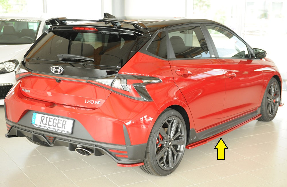 Hyundai i20 N  (BC3) Rieger Seitenschwelleransatz rechts, für orig. Seitenschweller, ABS, 
inkl. Montagezubehör, Gutachten