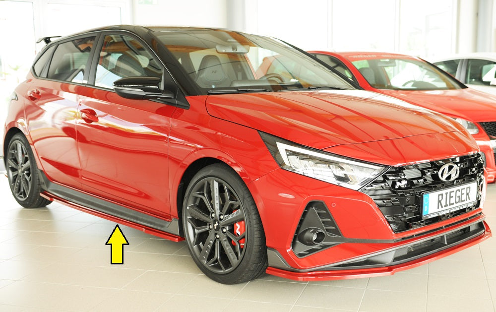 Hyundai i20 N  (BC3) Rieger Seitenschwelleransatz rechts, für orig. Seitenschweller, ABS, 
inkl. Montagezubehör, Gutachten