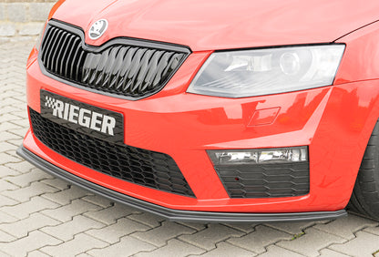 Skoda Octavia RS (5E) Rieger Spoilerschwert für orig. RS-Frontschürze für orig. Frontschürze, ABS, 
inkl. Montagezubehör, ABE