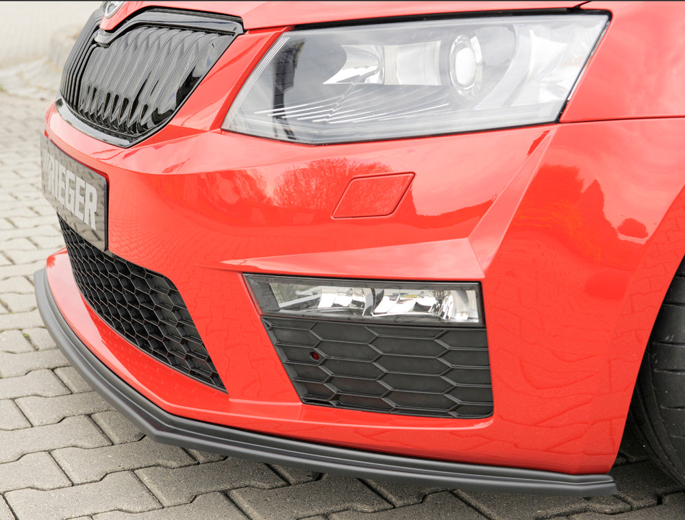 Skoda Octavia RS (5E) Rieger Spoilerschwert für orig. RS-Frontschürze für orig. Frontschürze, ABS, 
inkl. Montagezubehör, ABE