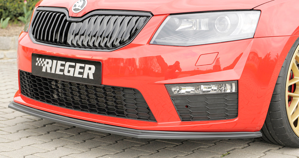 Skoda Octavia RS (5E) Rieger Spoilerschwert für orig. RS-Frontschürze für orig. Frontschürze, ABS, 
inkl. Montagezubehör, ABE