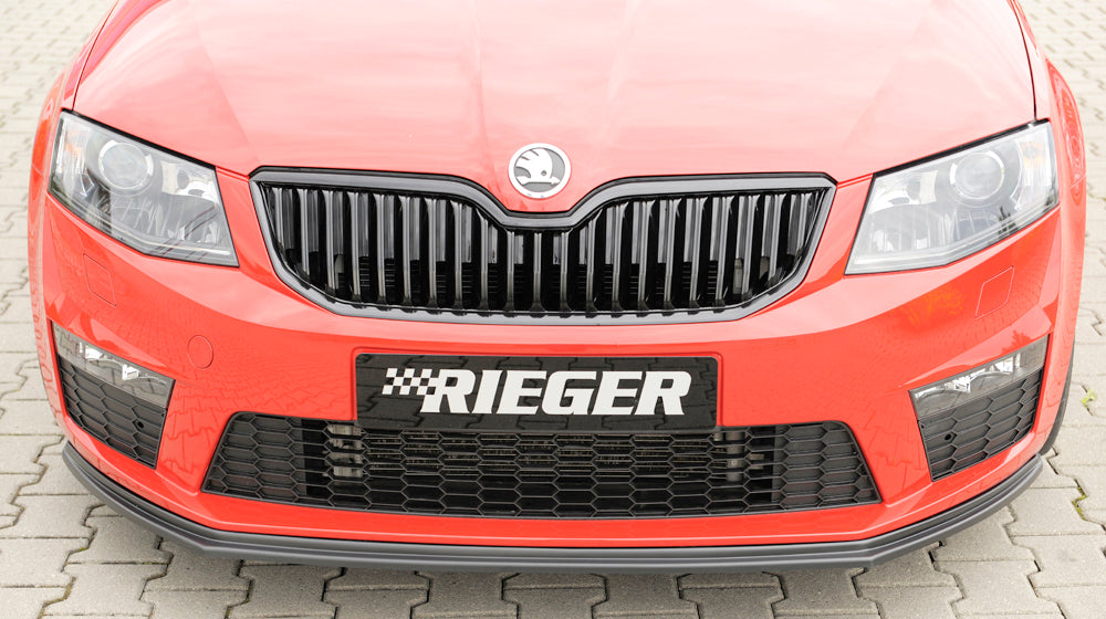 Skoda Octavia RS (5E) Rieger Spoilerschwert für orig. RS-Frontschürze für orig. Frontschürze, ABS, 
inkl. Montagezubehör, ABE