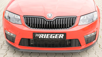 Skoda Octavia RS (5E) Rieger Spoilerschwert für orig. RS-Frontschürze für orig. Frontschürze, ABS, 
inkl. Montagezubehör, ABE