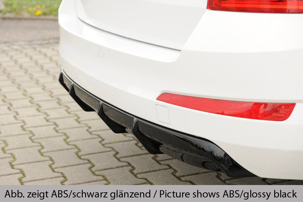 Skoda Octavia (5E) Rieger Heckeinsatz  ABS, für Fzg. ohne Einparkhilfe (PDC), mit Anhängekupplung, ohne Anhängekupplung, 
inkl. Montagezubehör, Gutachten
