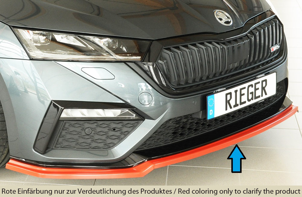 Skoda Octavia RS (NX) Rieger Spoilerschwert für orig. Frontschürze, ABS, 
inkl. Montagezubehör, ABE