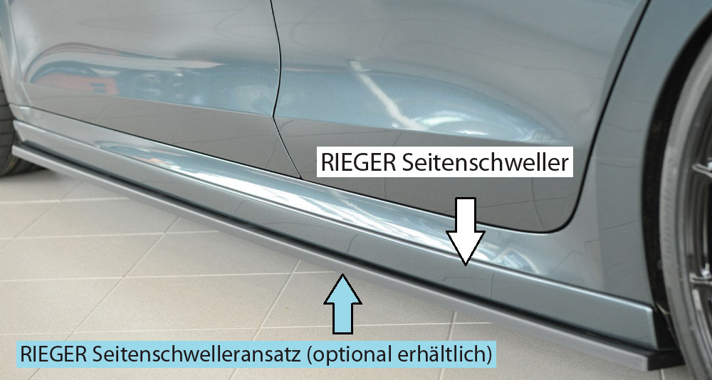 Skoda Octavia (NX) Rieger Seitenschweller (XS) links, ABS, 
inkl. Montagezubehör, Gutachten