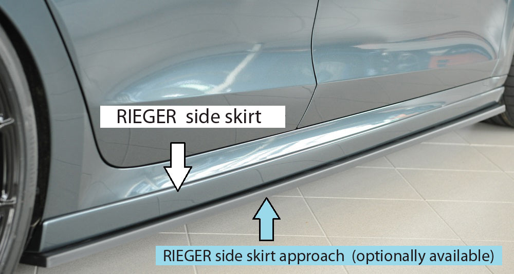 Skoda Octavia (NX) Rieger Seitenschweller (XS) rechts, ABS, 
inkl. Montagezubehör, Gutachten