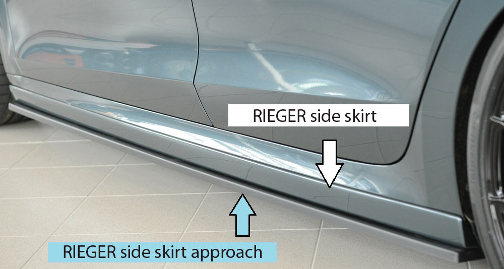 Skoda Octavia (NX) Rieger Seitenschwelleransatz links, für RIEGER-Seitenschweller, ABS, 
inkl. Montagezubehör, Gutachten