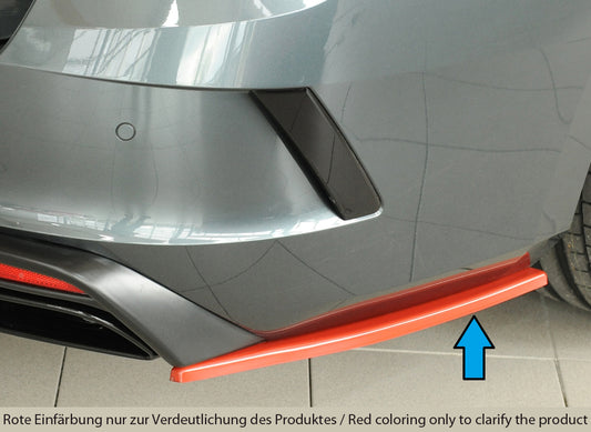 Skoda Octavia RS (NX) Rieger Heckschürzenansatz seitlich rechts rechts, für RIEGER Heckeinsatz, ABS, 
inkl. Montagezubehör...