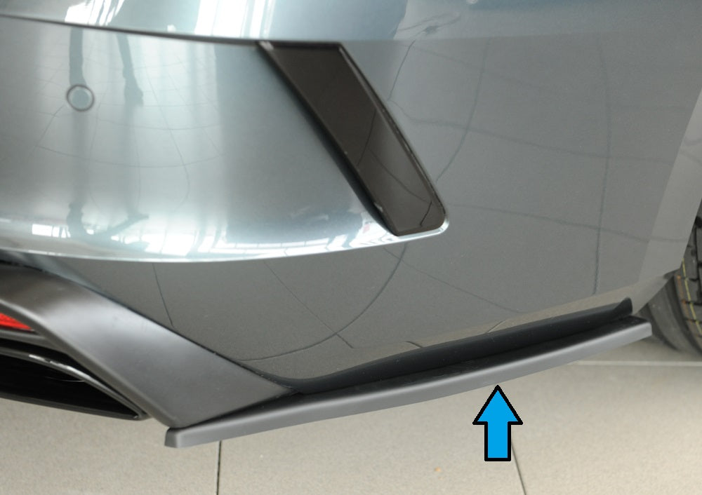 Skoda Octavia RS (NX) Rieger Heckschürzenansatz seitlich rechts rechts, für RIEGER Heckeinsatz, ABS, 
inkl. Montagezubehör...