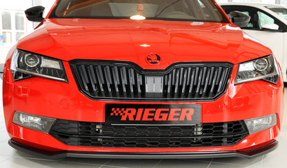 Skoda Superb III (3T/3V) Rieger Spoilerschwert für orig. Frontschürze für orig. Frontschürze, ABS, 
inkl. Montagezubehör, ABE