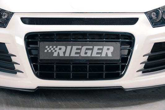 VW Scirocco 3 (13) Rieger Grill   schwarz glänzend  für Spoilerstoßstange, ABS, schwarz glänzend