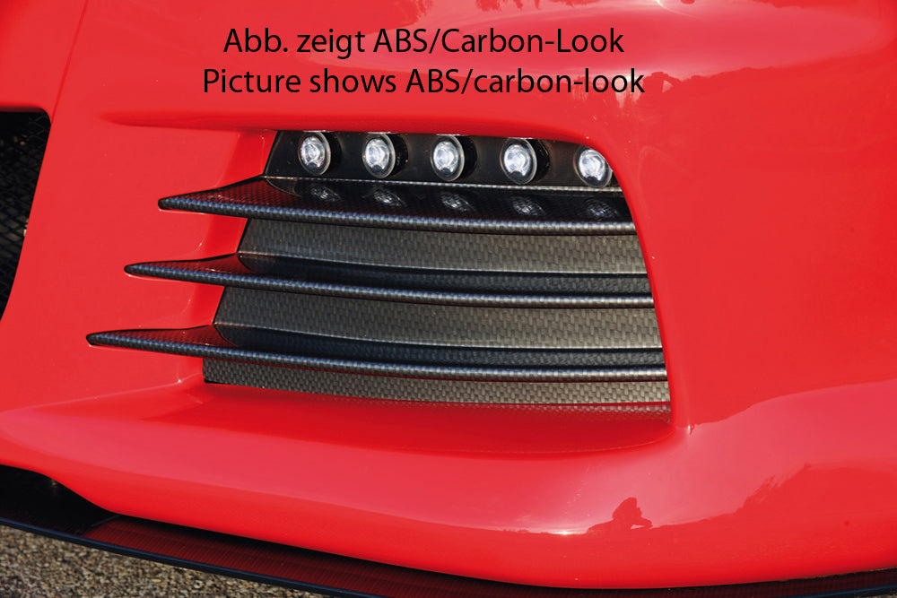 Opel Astra H Rieger Lufteinlassblenden Aufpreis ggü. ABS-Version links, rechts, für Spoilerstoßstange, ABS, schwarz glänzend,  für Fzg. mit OPC und ohne OPC