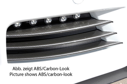 Opel Astra H Rieger Lufteinlassblenden Aufpreis ggü. ABS-Version links, rechts, für Spoilerstoßstange, ABS, schwarz glänzend,  für Fzg. mit OPC und ohne OPC