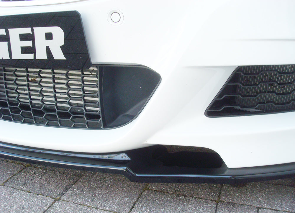 BMW 3er F30  (3L) Rieger Spoilerschwert nur für M-Paket-Frontschürze für orig. Frontschürze, ABS, schwarz glänzend, für Fzg. mit M-Technik, 
inkl. Montagezubehör, ABE