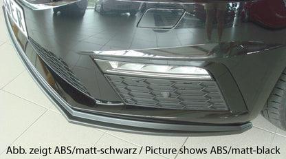 Skoda Octavia RS (5E) Rieger Spoilerschwert für orig. RS-Frontschürze für orig. Frontschürze, ABS, schwarz glänzend, 
inkl. Montagezubehör, ABE