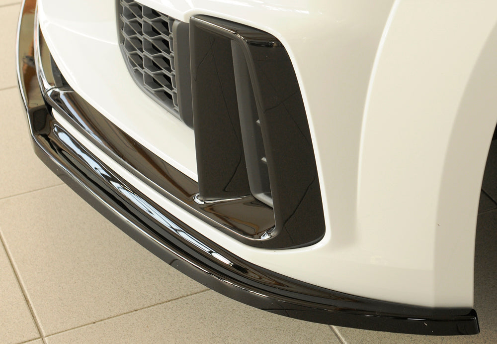 Audi TT (8J-FV/8S) Rieger Spoilerschwert für orig. S-Line-Frontschürze für orig. Frontschürze, ABS, schwarz glänzend, für Fzg. mit S-Line Exterieur, 
inkl. Montagezubehör, ABE