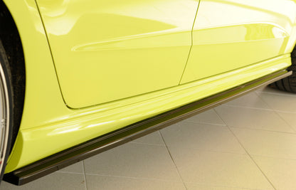 Audi A3 (8V) Rieger Seitenschwelleransatz für S-Line-Schweller / S3-Schweller rechts, für orig. Seitenschweller, ABS, schwarz glänzend, für Fzg. mit S-Line Exterieur, 
inkl. Montagezubehör, Gutachten