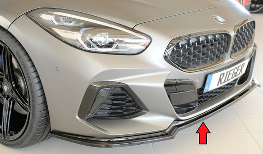 BMW Z4 (G4Z/G29) Rieger Spoilerschwert für orig. M-Sport-Paket-Frontschürze für orig. Frontschürze, ABS, schwarz glänzend, für Fzg. mit M-Sport-Paket, 
inkl. Montagezubehör, ABE