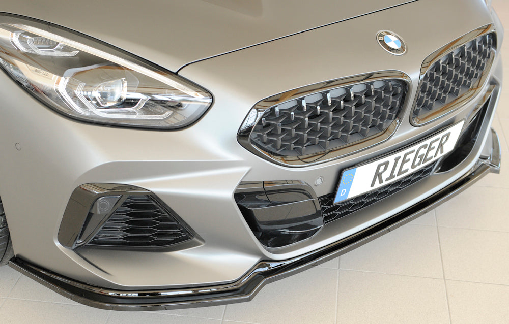 BMW Z4 (G4Z/G29) Rieger Spoilerschwert für orig. M-Sport-Paket-Frontschürze für orig. Frontschürze, ABS, schwarz glänzend, für Fzg. mit M-Sport-Paket, 
inkl. Montagezubehör, ABE