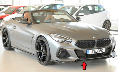 BMW Z4 (G4Z/G29) Rieger Spoilerschwert für orig. M-Sport-Paket-Frontschürze für orig. Frontschürze, ABS, schwarz glänzend, für Fzg. mit M-Sport-Paket, 
inkl. Montagezubehör, ABE