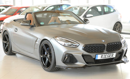 BMW Z4 (G4Z/G29) Rieger Spoilerschwert für orig. M-Sport-Paket-Frontschürze für orig. Frontschürze, ABS, schwarz glänzend, für Fzg. mit M-Sport-Paket, 
inkl. Montagezubehör, ABE