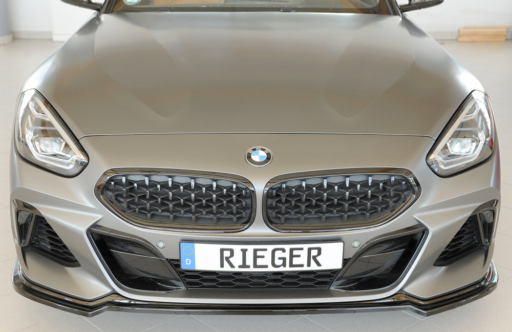 BMW Z4 (G4Z/G29) Rieger Spoilerschwert für orig. M-Sport-Paket-Frontschürze für orig. Frontschürze, ABS, schwarz glänzend, für Fzg. mit M-Sport-Paket, 
inkl. Montagezubehör, ABE