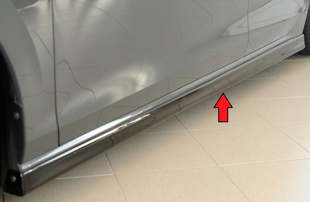 Seat Golf 7 Rieger Seitenschweller (XS)  links, ABS, schwarz glänzend, 
inkl. Montagezubehör, Gutachten