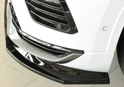 Seat Ateca Cupra (5FP) Rieger Spoilerschwert für orig. Frontschürze, ABS, schwarz glänzend, 
inkl. Montagezubehör, ABE