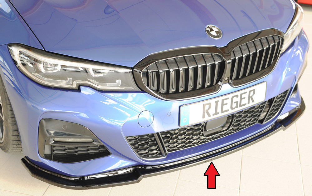 BMW 3er G21 (G3K) Rieger Spoilerschwert für orig. Frontschürze, ABS, s –  Oldtimer Thimm