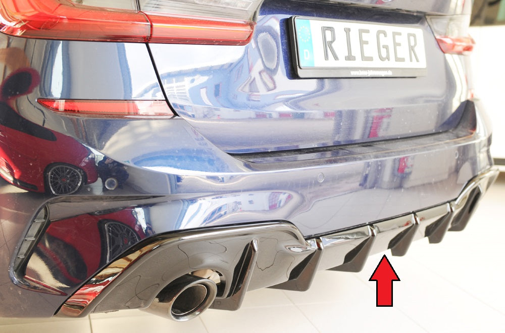 BMW 3er G21 (G3K) Rieger Heckeinsatz (für Fzg. mit AHK) für orig. Endr –  Oldtimer Thimm