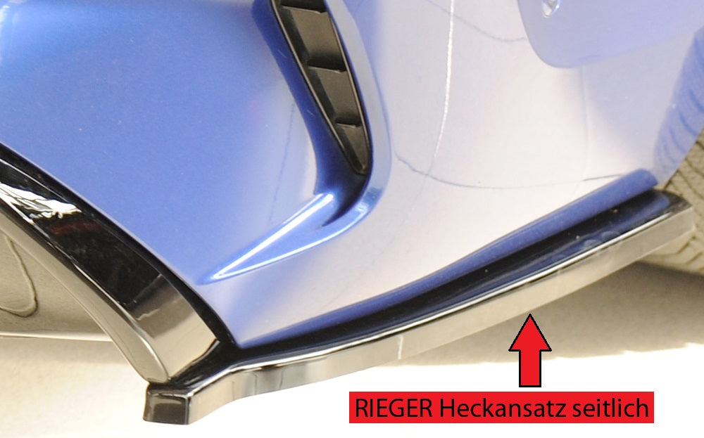 BMW 3er G21  (G3K) Rieger Heckschürzenansatz seitlich rechts rechts, für RIEGER Heckeinsatz, ABS, schwarz glänzend, für Fz...