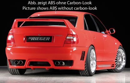Audi A4 (B5) Rieger Heckscheibenblende  ABS, Carbon-Look, 
inkl. Gutachten, Montagezubehör