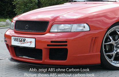 Audi A4 (B5) Rieger Spoilerschwert   für Spoilerstoßstangen 55025/55028 gerade Version, für Spoilerstoßstange, ABS, Carbon-Look, 
inkl. Montagezubehör, ABE