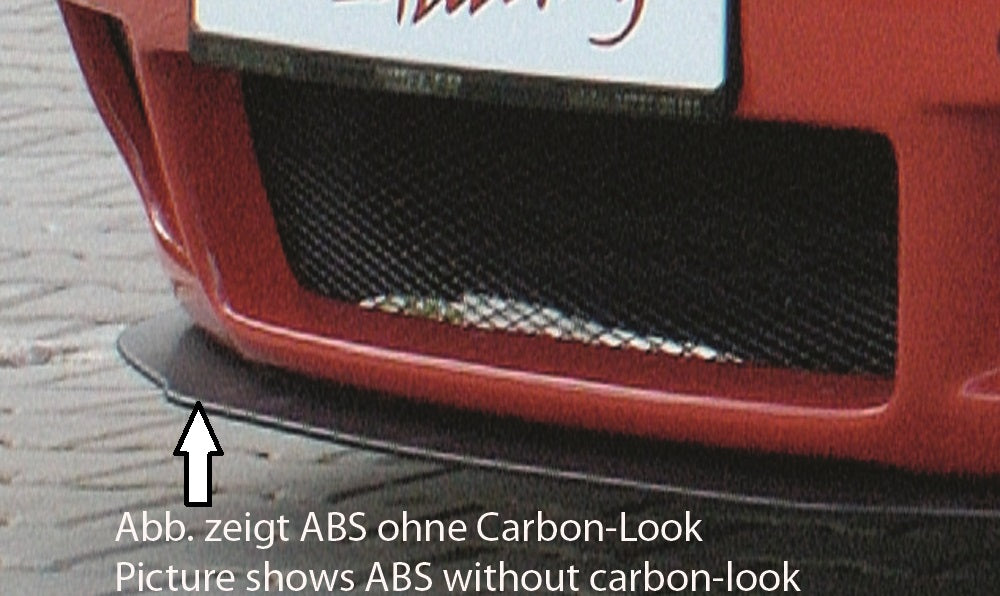 Audi A4 (B5) Rieger Spoilerschwert   für Spoilerstoßstangen 55025/55028 gerade Version, für Spoilerstoßstange, ABS, Carbon-Look, 
inkl. Montagezubehör, ABE