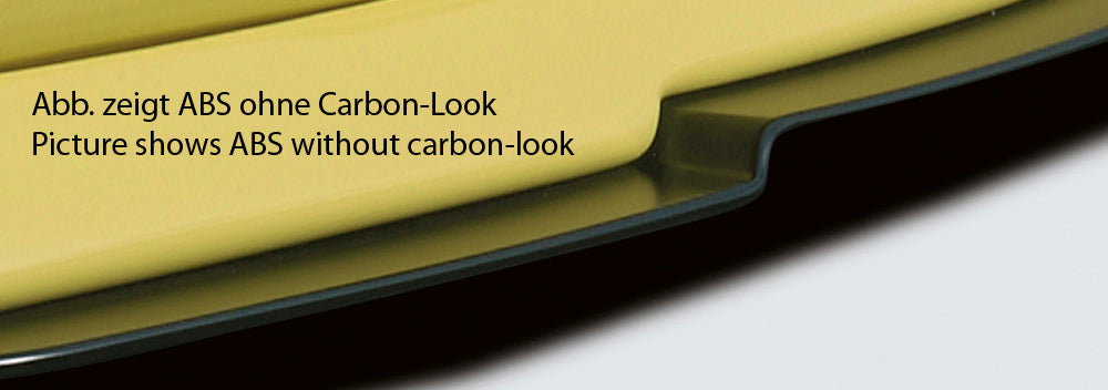 Audi TT (8N) Rieger Spoilerschwert   für Spoileransatz 55101 gekantete Version, für Spoileransatz, ABS, Carbon-Look, 
inkl. Montagezubehör, ABE