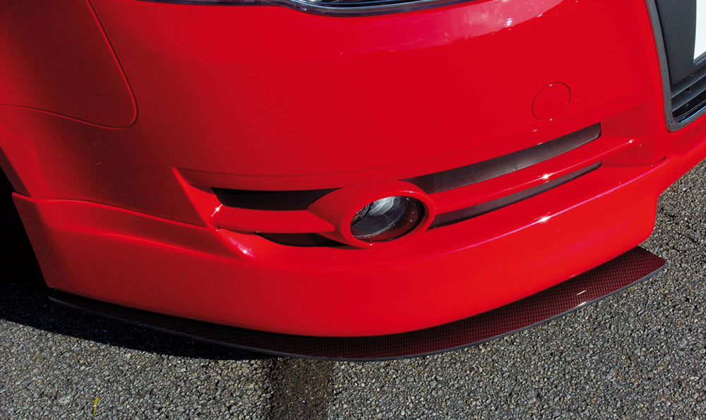Audi A4 (8E) Typ B7 Rieger Spoilerschwert für Spoilerlippe 55220 2-tlg., für Spoilerlippe, ABS, Carbon-Look, für Fzg. ohne S-Line Exterieur, 
inkl. Montagezubehör, ABE