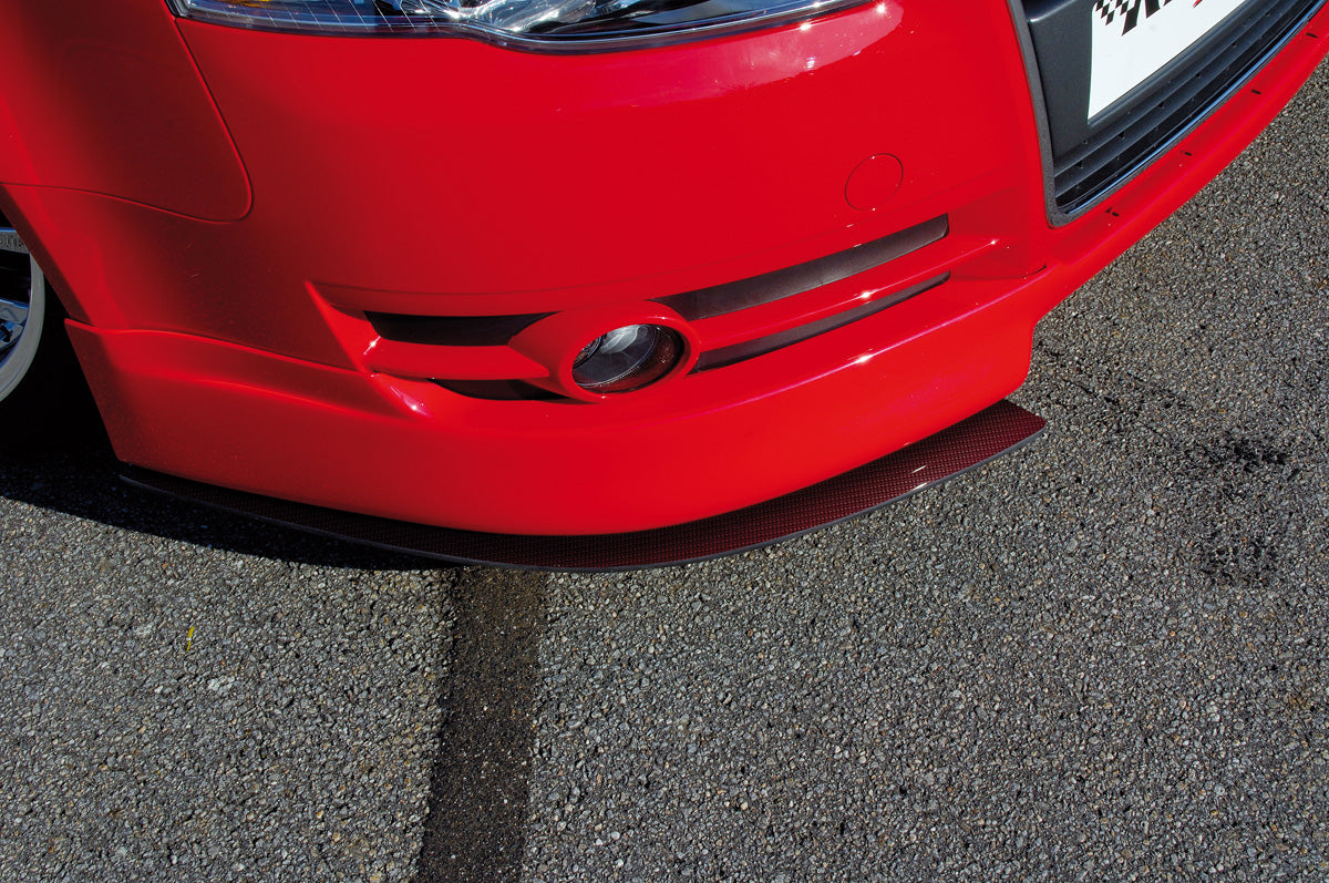 Audi A4 (8E) Typ B7 Rieger Spoilerschwert für Spoilerlippe 55220 2-tlg., für Spoilerlippe, ABS, Carbon-Look, für Fzg. ohne S-Line Exterieur, 
inkl. Montagezubehör, ABE